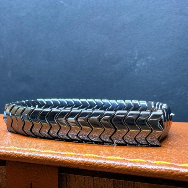 İnce Kesim Çavuş Model Gri Ton Hematit Bileklik