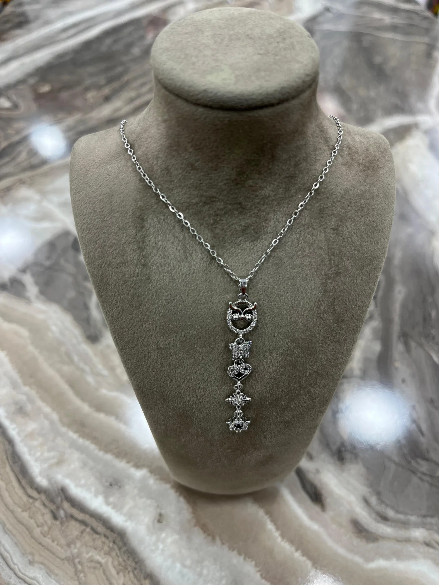 Pandora Çelik Y Kolye 