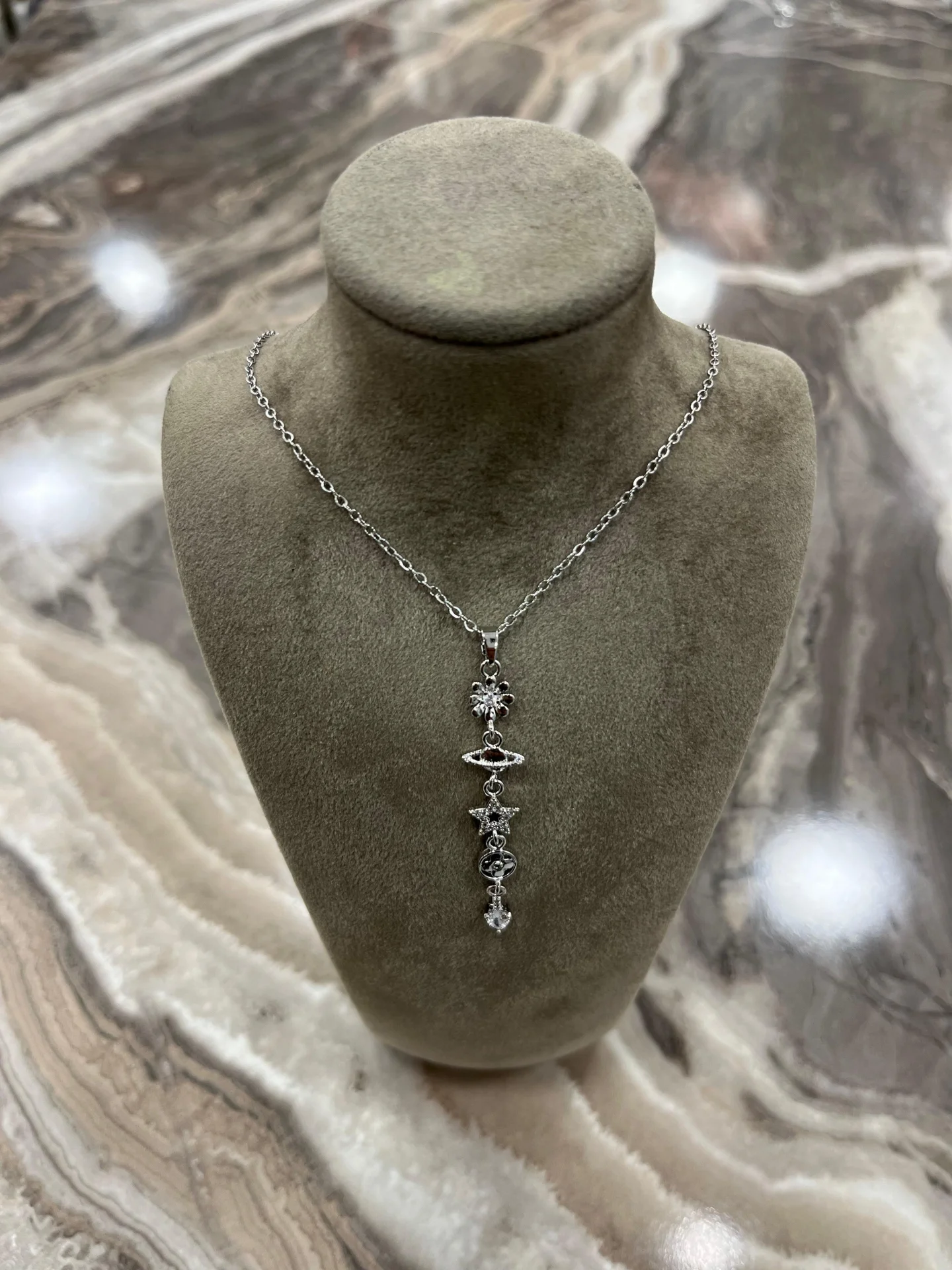 Pandora Çelik Y Kolye 