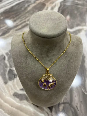 Altın Renk Kararmaz Çelik Kolye