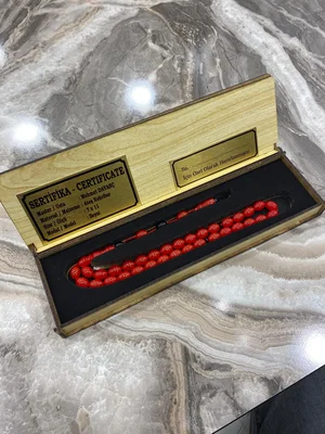 Sertifikalı Usta İşçilikli Kehribar Tesbih – Özel Kutusunda