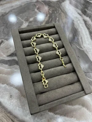 Altın Renk Çelik Bileklik 