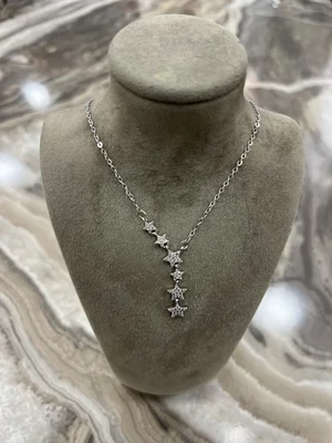 Yıldız Çelik Y Kolye